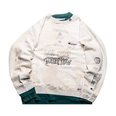 Пуловер Maison Mihara Yasuhiro Sing Tomorrow Pullover &apos;White/Green&apos;, белый