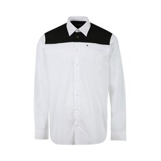Рубашка Raf Simons Bicolor Americano Shirt Print On Shoulder &apos;White/Black&apos;, белый