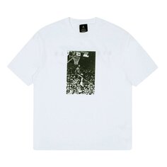 Футболка Air Jordan x Union LA Reverse Dunk T-Shirt &apos;White&apos;, белый