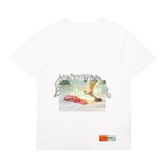 Футболка Heron Preston T-Shirt Sami Miro &apos;White&apos;, белый