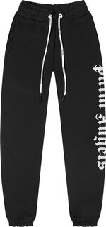 Спортивные брюки Palm Angels Side Logo Sweatpants &apos;Black/White&apos;, черный