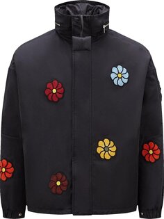 Куртка Moncler Genius x JW Anderson Floral Detailed Jacket &apos;Black&apos;, черный