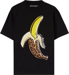 Футболка Palm Angels Banana Classic Tee &apos;Black/Yellow&apos;, черный