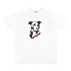 Футболка Supreme Pitbull Tee &apos;White&apos;, белый