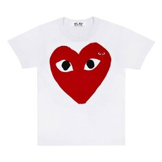 Футболка Comme des Garçons PLAY Big Heart T-Shirt &apos;White&apos;, белый