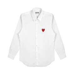 Рубашка Comme des Garçons PLAY Woven Shirt &apos;White&apos;, белый