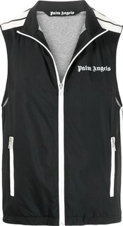 Жилет Palm Angels Classic Logo Vest &apos;Black/Off White&apos;, черный