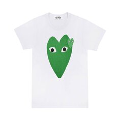 Футболка Comme des Garçons PLAY T-Shirt &apos;White/Green&apos;, белый