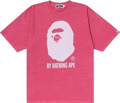 Футболка BAPE Overdye By Bathing Ape Relaxed Tee &apos;Pink&apos;, розовый