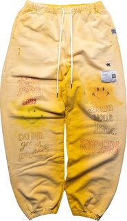 Спортивные брюки Maison Mihara Yasuhiro Bleached Sweatpants &apos;Yellow&apos;, желтый