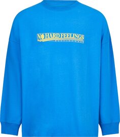 Футболка Martine Rose Oversized Long-Sleeve T-Shirt &apos;Blue&apos;, синий