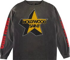 Футболка Saint Michael Saint Hollyhood Long-Sleeve T-Shirt &apos;Black&apos;, черный