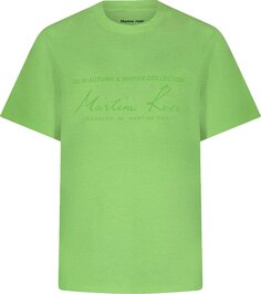 Футболка Martine Rose Classic Short-Sleeve T-Shirt &apos;Fluro Green&apos;, зеленый