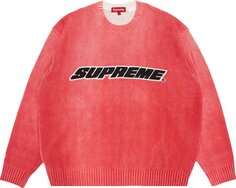 Свитер Supreme Printed Washed Sweater &apos;Pink&apos;, розовый