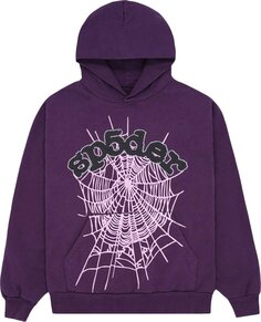 Худи Sp5der Web Hoodie &apos;Grape&apos;, фиолетовый