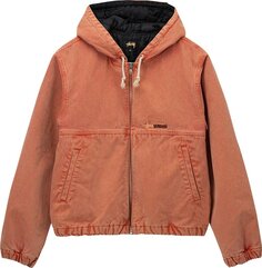 Куртка Stussy Double Dye Work Jacket &apos;Faded Red&apos;, красный