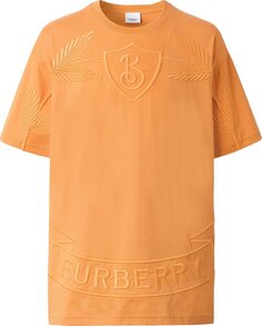 Футболка Burberry Oak Leaf Crest T-Shirt &apos;Dusty Orange&apos;, оранжевый