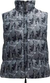 Жилет Burberry Parkfield EKD Down Vest &apos;Monochrome&apos;, серебряный