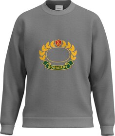 Толстовка Burberry Oak Leaf Crest Sweatshirt &apos;Pale Grey Melange&apos;, серый