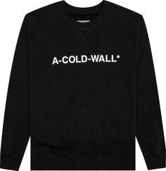 Толстовка A-Cold-Wall* Essential Logo Crewneck &apos;Black&apos;, черный
