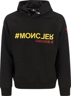 Худи Moncler Grenoble Hoodie Sweater &apos;Black&apos;, черный