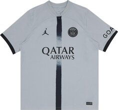 Рубашка Paris Saint-Germain x Air Jordan Away Stadium Jersey &apos;Grey&apos;, серый