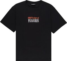 Футболка Pleasures x Roland Heavyweight T-Shirt &apos;Black&apos;, черный