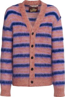 Кардиган Marni Mohair Striped Cardigan &apos;Apricot&apos;, разноцветный