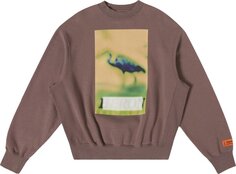 Толстовка Heron Preston Heron Censored Crewneck &apos;Grey/Yellow&apos;, серый