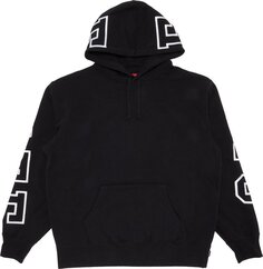 Толстовка Supreme State Hooded Sweatshirt &apos;Black&apos;, черный