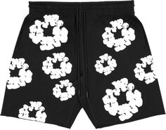 Спортивные шорты READYMADE x Denim Tears Cotton Wreath Sweatshorts &apos;Black/White&apos;, черный