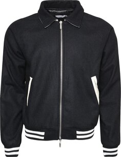 Бомбер Rhude Signature Bomber &apos;Black&apos;, черный