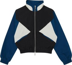 Куртка Rhude Color Blocked Track Jacket &apos;Black/Slate&apos;, черный
