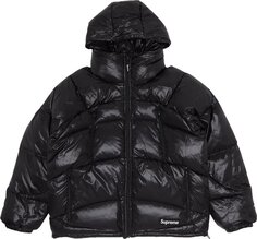 Пуховик Supreme Reversible Featherweight Down Puffer Jacket &apos;Black&apos;, черный