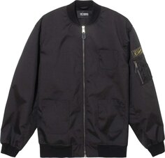 Куртка Raf Simons Echodomer School Uniform Bomber Jacket &apos;Black&apos;, черный