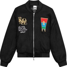 Куртка Rhude Crest Jacket &apos;Black&apos;, черный