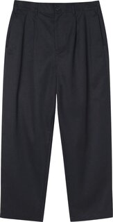 Брюки Stussy Volume Pleated Trouser &apos;Black&apos;, черный