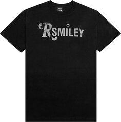 Футболка Raf Simons x Smiley RSmiley Print Big Fit T-Shirt &apos;Black&apos;, черный