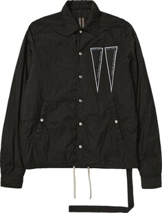 Куртка Rick Owens Snapfront Jacket &apos;Black&apos;, черный