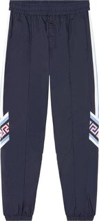 Брюки Versace Logo Print Pant &apos;Navy/Multicolor&apos;, синий