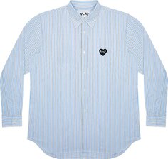 Рубашка Comme des Garçons PLAY Striped Shirt &apos;Blue&apos;, синий