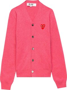 Кардиган Comme des Garçons PLAY V-Neck Cardigan &apos;Pink&apos;, розовый