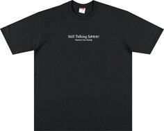 Футболка Supreme Still Talking Tee &apos;Black&apos;, черный