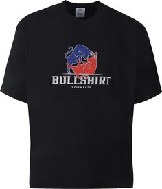Футболка Vetements Bullshirt T-Shirt &apos;Black&apos;, черный