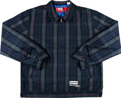 Куртка Supreme x Junya Watanabe x Comme des Garçons MAN Printed Work Jacket &apos;Navy Plaid&apos;, синий