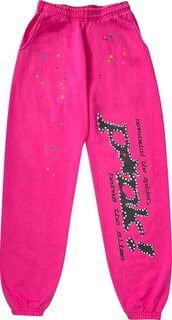 Спортивные брюки Sp5der P*nk Sweatpants &apos;PInk&apos;, розовый