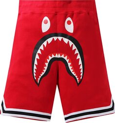 Шорты BAPE Shark Basketball Sweat Shorts &apos;Red&apos;, красный