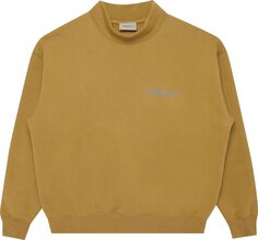 Пуловер Fear of God Essentials Pullover Mockneck &apos;Amber&apos;, желтый
