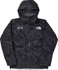 Куртка The North Face x KAWS Freeride Jacket &apos;Black Dragline Print&apos;, черный