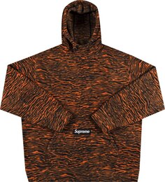 Толстовка Supreme Polartec Hooded Sweatshirt &apos;Tiger&apos;, оранжевый